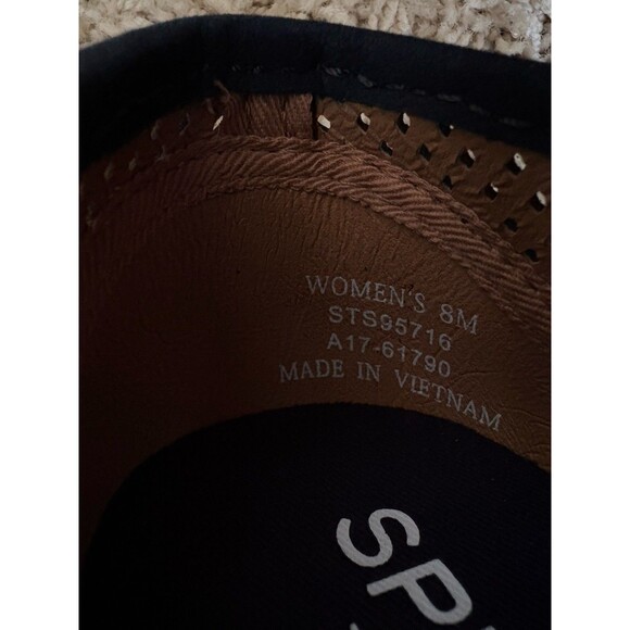 Sperry Seaside Top Sider Boat Shoes Womens Size 8 Navy Slip On Casual Sneakers - Picture 9 of 10